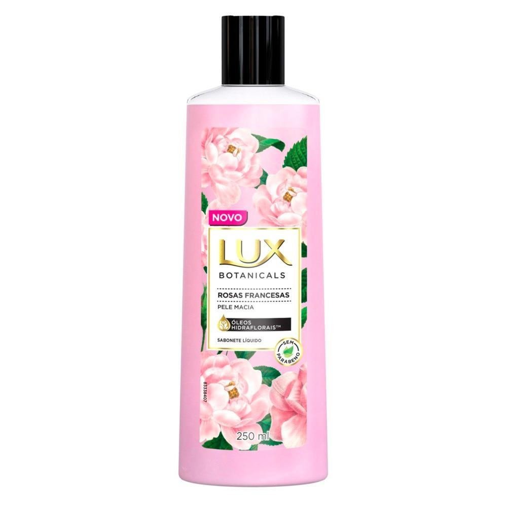 LUX SABONETE LÍQUIDO ROSAS FRANCESAS COM 250ML