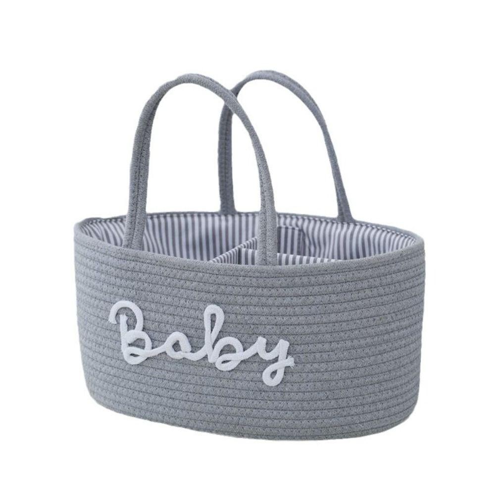 Bolsa Para Mamãe LOMBARD , Portátil Armazenamento De Fraldas Com Corda De Algodão , Cesta Organizadora , Grande Comparti — imagem 2 de 2