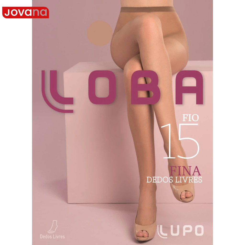 Meia Calça Loba Lupo Original Fina Dedos Livres Fio 15