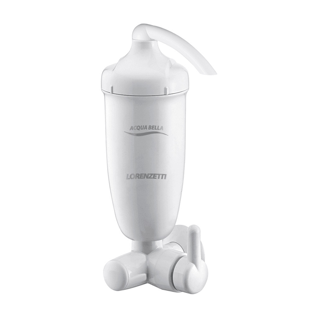 Purificador de Água Acqua Bella Branco Com Registro Lorenzetti