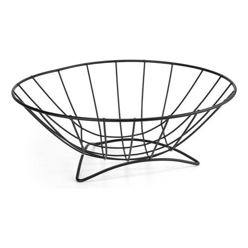 Fruteira Cesta Centro Mesa Bancada Armário Aramada Preta Black Life Arthi em Oferta na Shopee