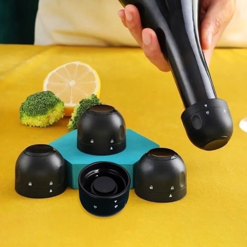 Tampa De Champagne/Vinho Inteligente a V&aacute;cuo Press&atilde;o