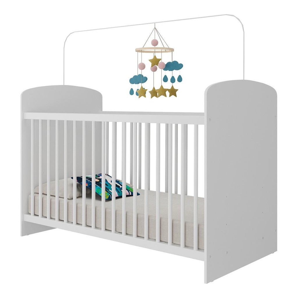Berço para Colchão 60x130cm Sonho Multimóveis BB0515 em Oferta na Shopee