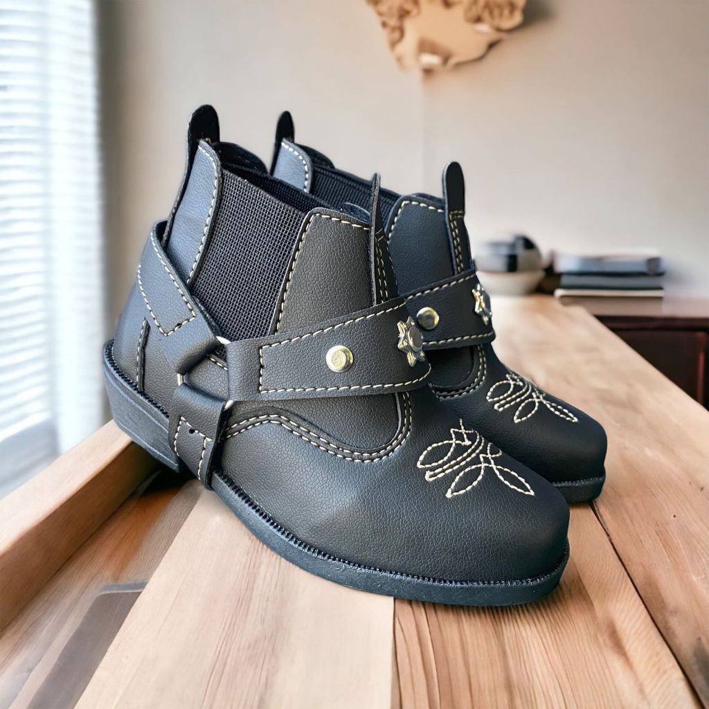 Bota Country Botina Infantil Juvenil Unissex Texana Botinha Promoção