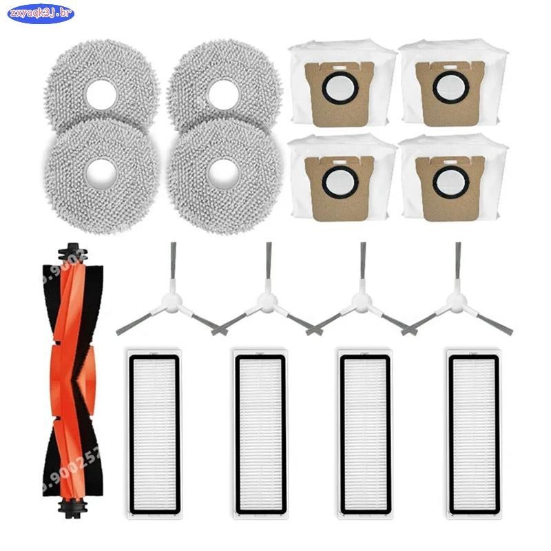 Para O Robô Xiaomi Robot Vácuo X20 +/X20 Plus Peças De Reposição Escova Lateral Principal Hepa Filtro Mop Sacos De Pó De Pano Acessórios