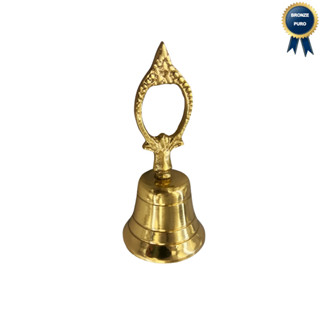 Sino Sineta de Mão em Bronze - G em Oferta na Shopee