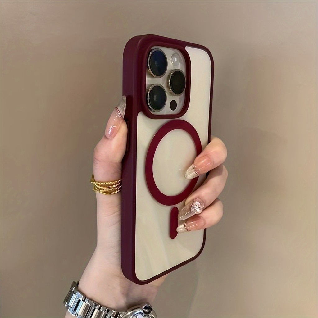 Adequado Para iPhone 15 14 13 12 11 Pro Max Plus X XS XR 13Mini 12Mini TPU Concha Magnética Transparente em Oferta na Shopee