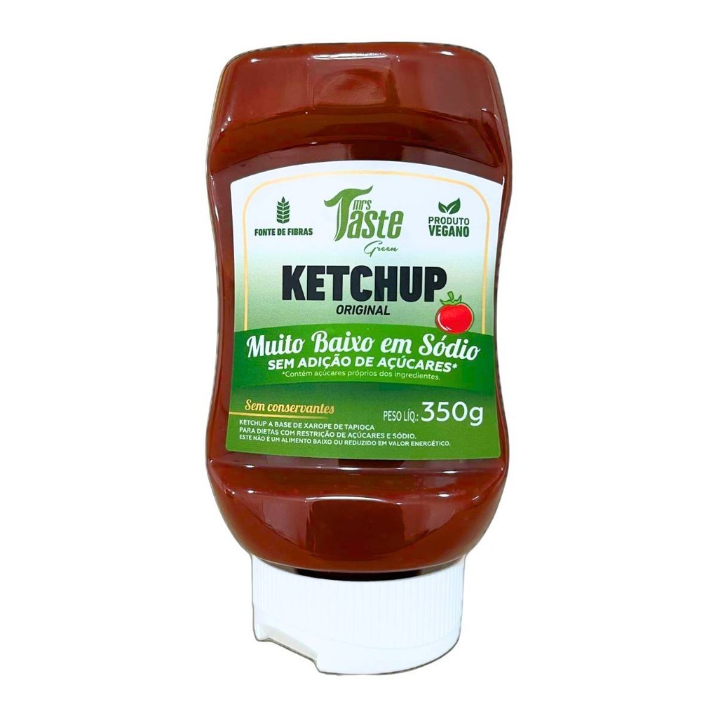 Mrs Taste Ketchup Zero Açúcar 350gr