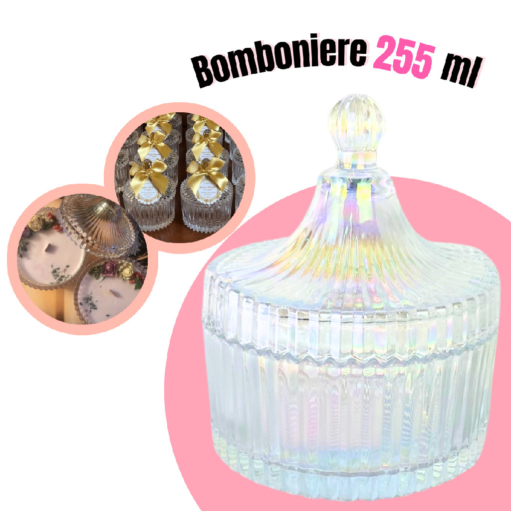 Bomboniere 255 ml Potiche Baleiro Furta Cor Festa Lembrança