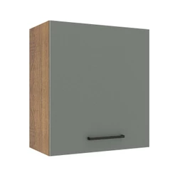 Armário de Cozinha Aéreo 60 cm 1 Porta Rustic/Cinza Agata Madesa