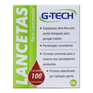 LANCETAS PARA LANCETADOR COM 100 UNIDADES em Oferta na Shopee