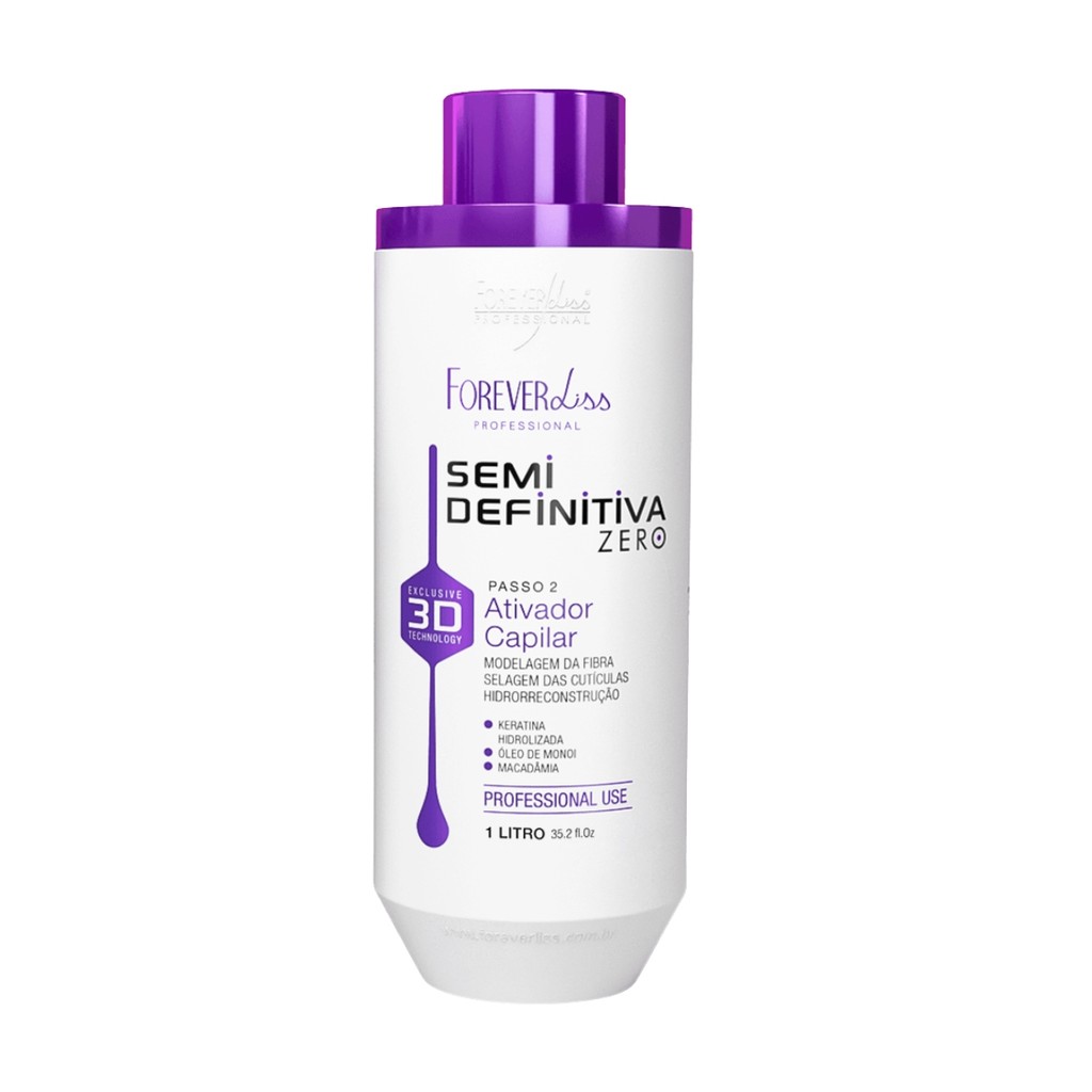 Ativador Capilar Semi Definitiva 3D Selagem Forever Liss 1l - Beauty