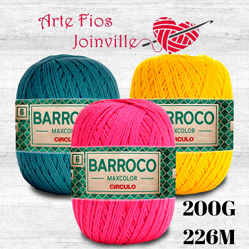 Barroco MaxColor nº 6 200g 226 Metros Círculo