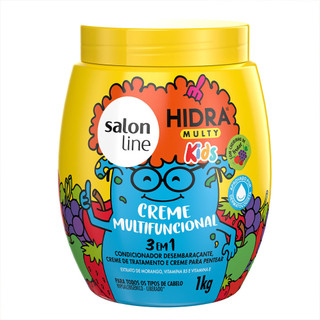 Creme Para Pentear Salon Line Multifuncional 3 Em 1 Hidra Multy 1Kg em Oferta na Shopee