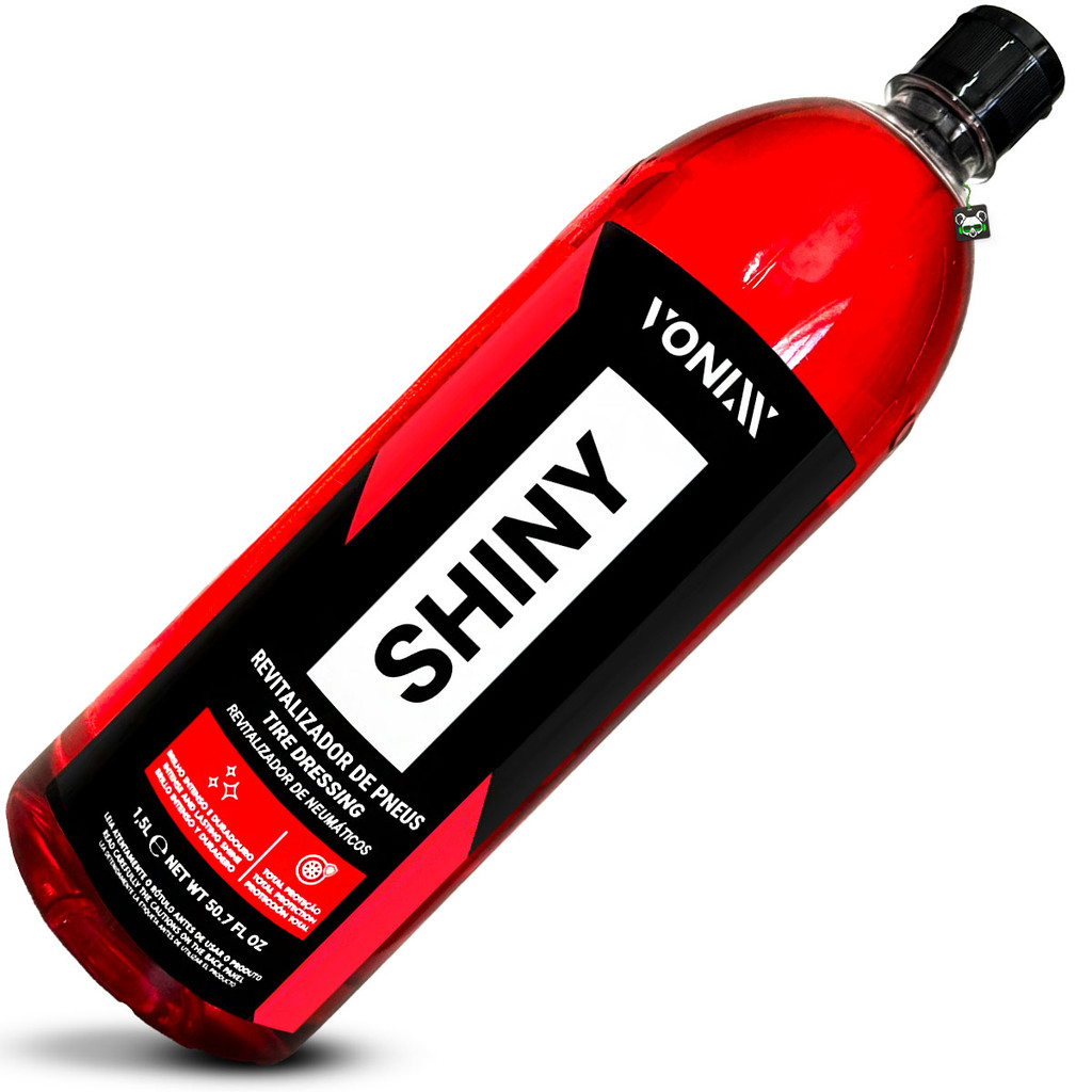 Pretinho Pneu Revitaliza Borracha Brilho Shiny 1,5l Vonixx