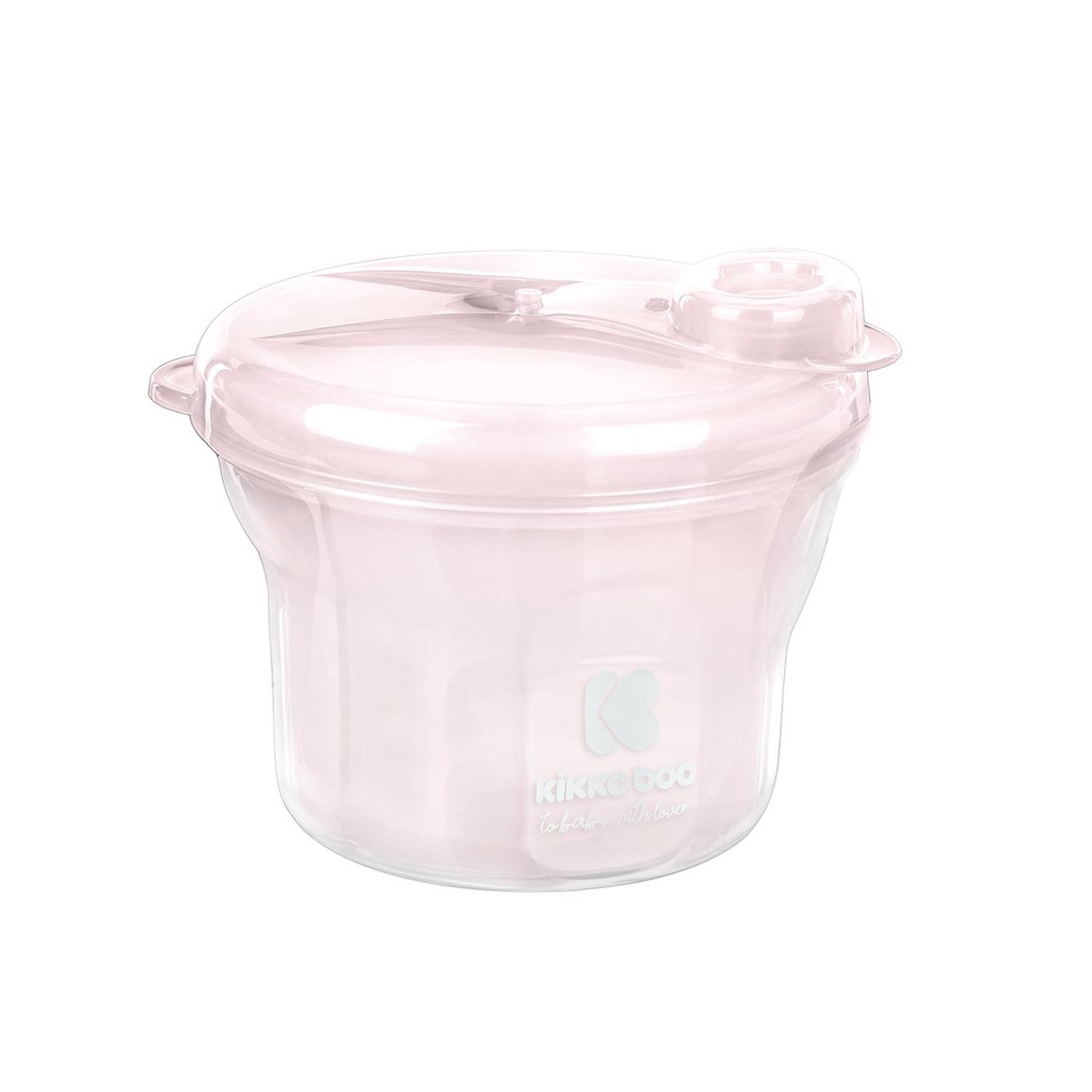 Pote para Armazenar Leite em Pó 2 em 1 Light Pink KikkaBoo em Oferta na Shopee