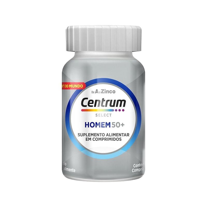 Suplemento Alimentar Centrum Select Homem 50+ 60 Comprimidos em Oferta na Shopee