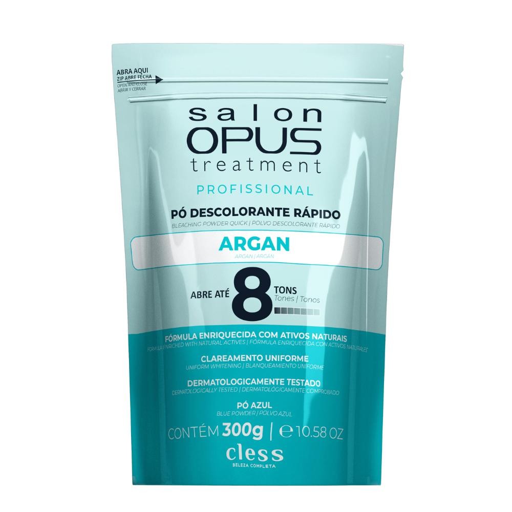 Po deolorante Argan Salon Opus Tratament 300gsc Po descolorante Argan Salon Opus Tratament 300g em Oferta na Shopee