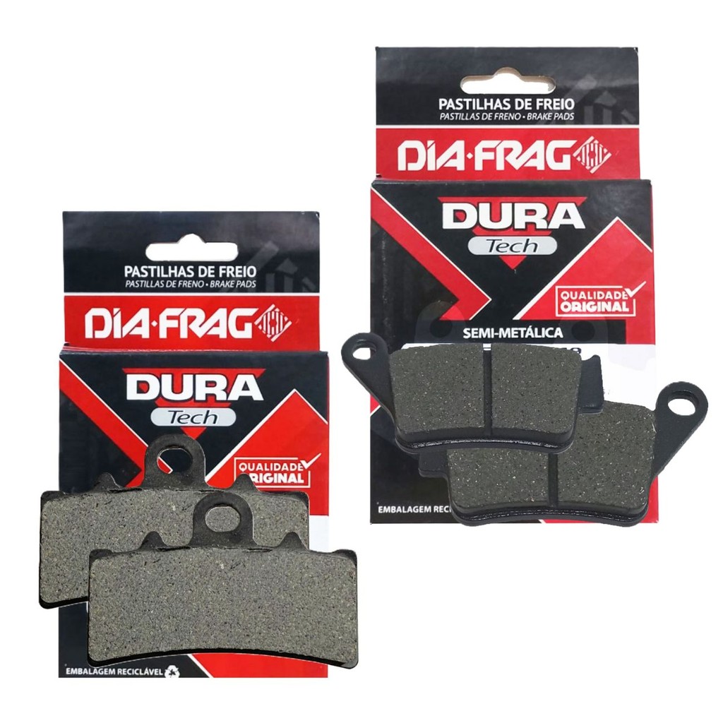Kit Pastilhas de Freio P/ Bmw G310 Diafrag Dura Tech (Semimetálica) em Oferta na Shopee