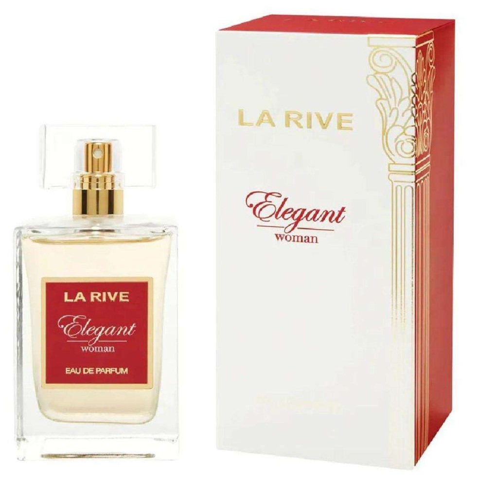 Perfume La Rive Elegant For Woman Eau de Parfum 100ml Sofisticado E Intenso, Inspirado No Luxuoso Lacoste Pour Femme.