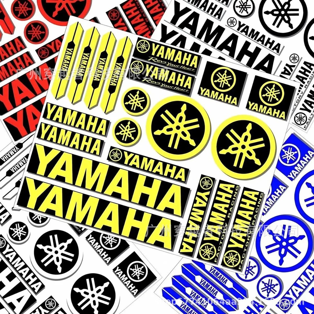 Adesivo de motocicleta com logo YAMAHA MT 09 R1 R3 R6 NMAX TMAX XMAX TENERE 700 JOG