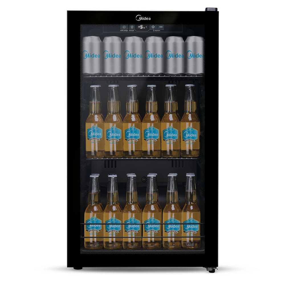 Cervejeira Midea BCA10P Flex Preta – 96L 220V - Home Appliances