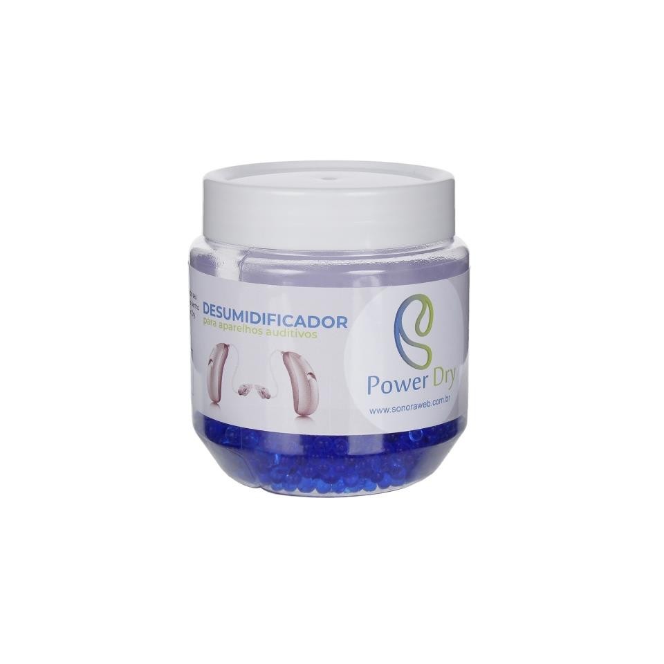 KIT DESUMIDIFICADOR para aparelho auditivo (Recipiente + Sílica) - POWERDRY em Oferta na Shopee