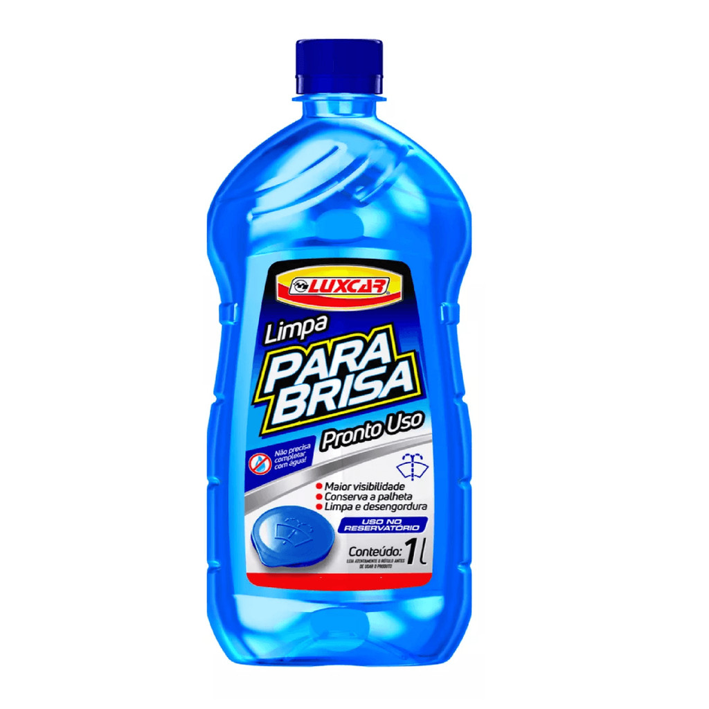 Limpa Para-brisa Luxcar Pronto Uso Cristaliza E Da Brilho