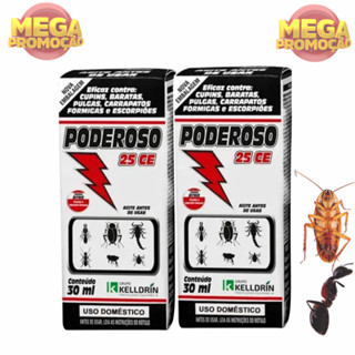 Combate Barata Formiga Cupim Pulgas Carrapato e Escorpião Kelldrin Doméstico 30ML em Oferta na Shopee