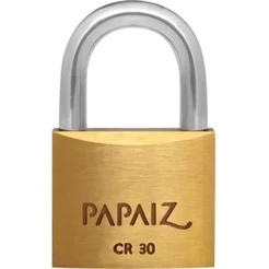 Cadeado Em Latão De Cr30 Linha Clássica Papaiz Cor Dourado