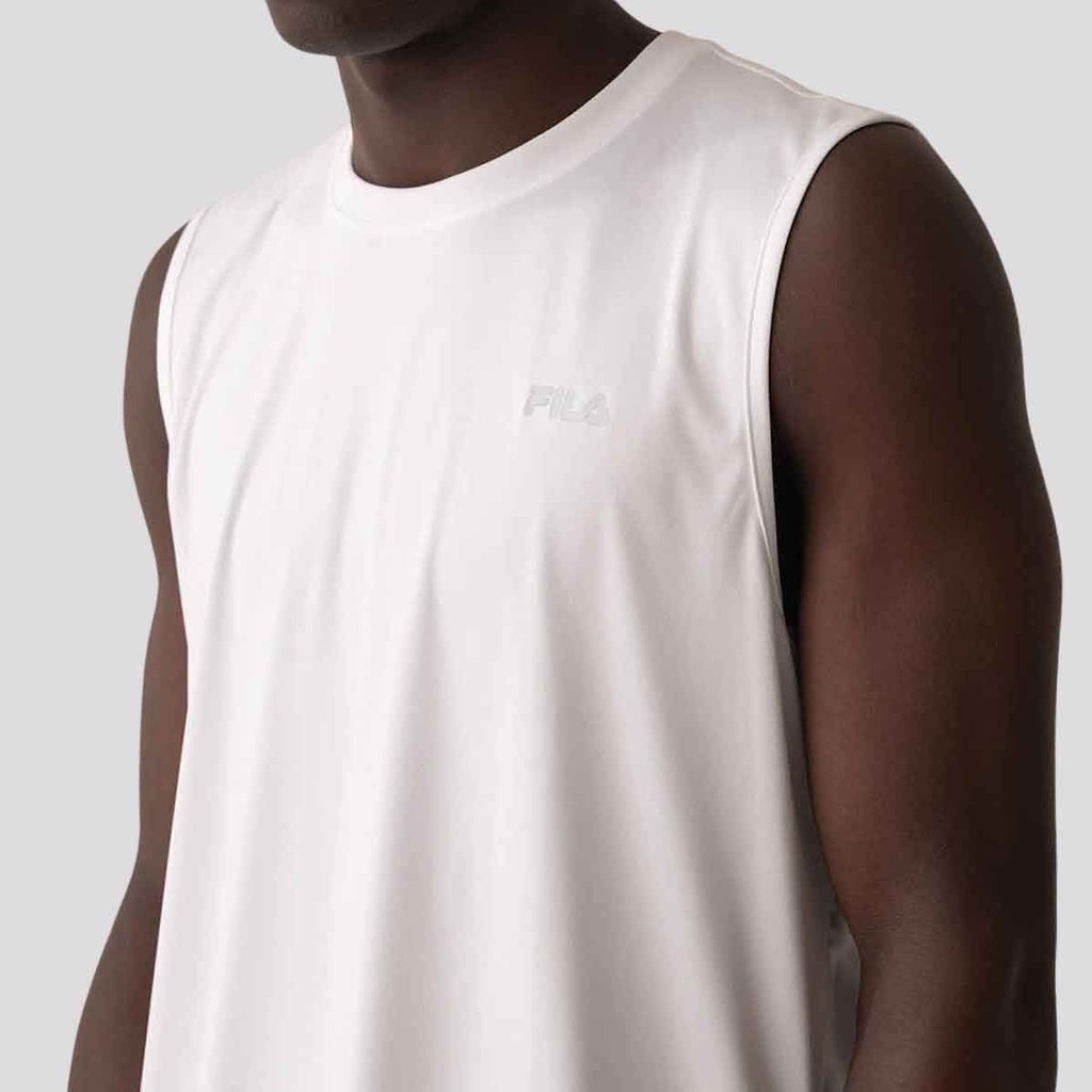 Detalhes do Regata Fila Basic Sports II Branco e Prata