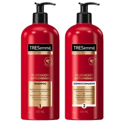 KIT SHAMPOO + CONDICIONADOR BLINDAGEM ANTIUMIDADE TRESEMMÉ 650ML - 2 Itens