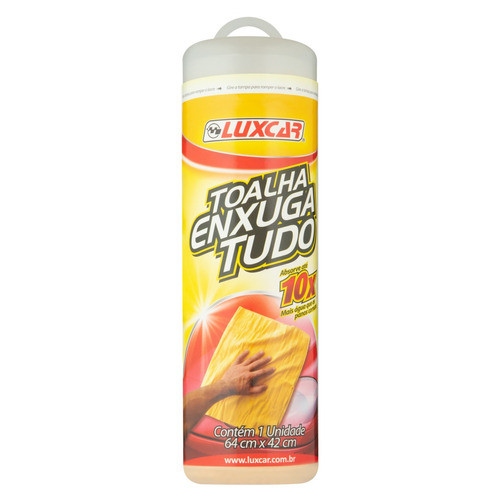 Toalha Multiuso Enxuga Tudo Luxcar 64cm X 42cm X 0,15cm