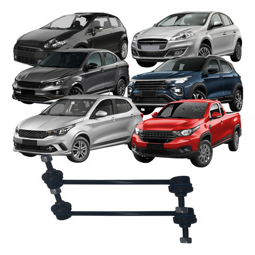 Par Bieleta Dianteira Fiat Argo Linea Pulse Punto Stilo em Oferta na Shopee