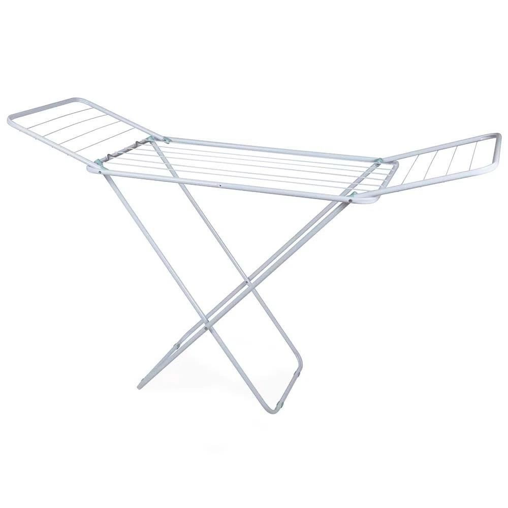 Varal de Chão 1,44M X 49CM X 89CM Branco Com Abas Slim 6105 MOR