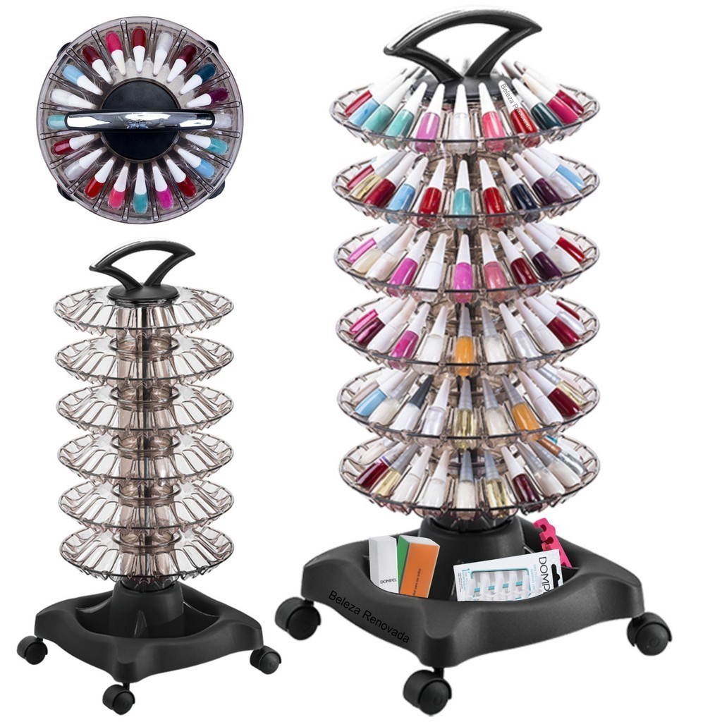 Carrinho Esmalte Dompel Manicure Style 6 Bandejas - Home & Living