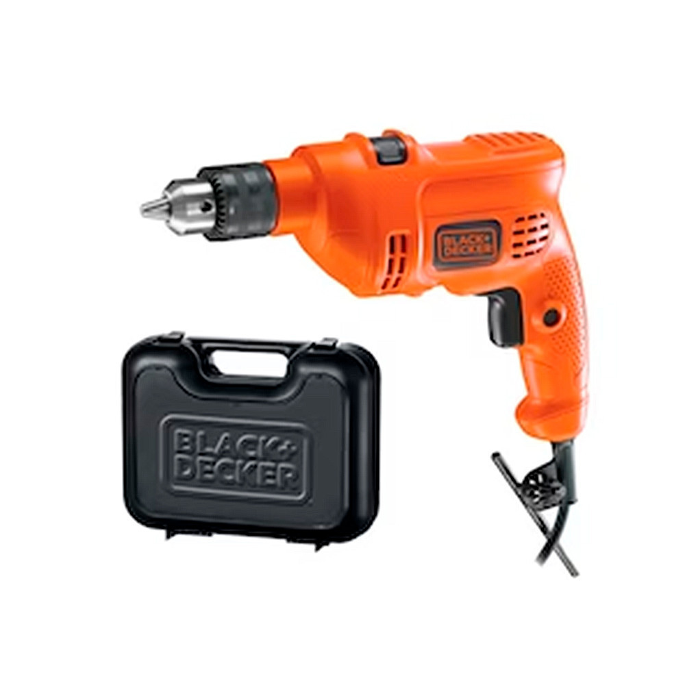 Furadeira de Impacto Black + Decker Com Maleta 3/8 (10MM) 560W 220V Laranja - TM500KB2 em Oferta na Shopee