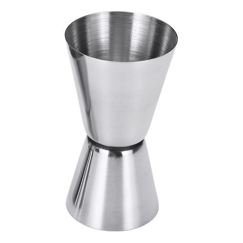 Dosador Duplo Inox Copo Medidor Bebida Drink Bar 25/50ml