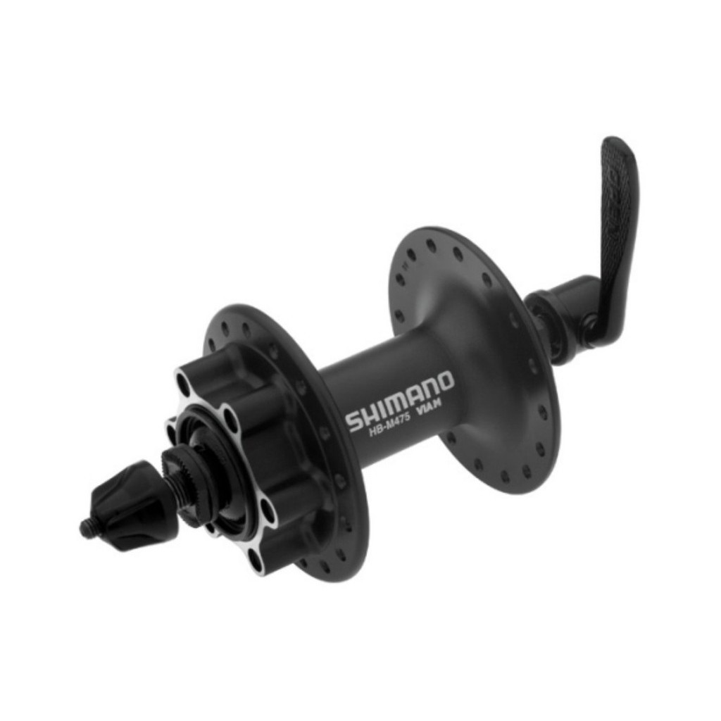 CUBO DIANTEIRO SHIMANO DEORE HB-M475 36F P/ ROTOR 6 PARAFUSOS C/BLOCAGEM