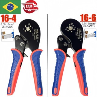 VXC9 16-4A Ou 16-6 alicate crimpador terminal prensa terminal tubular ferramentas elétricas kit alicate crimpar de porca em Oferta na Shopee