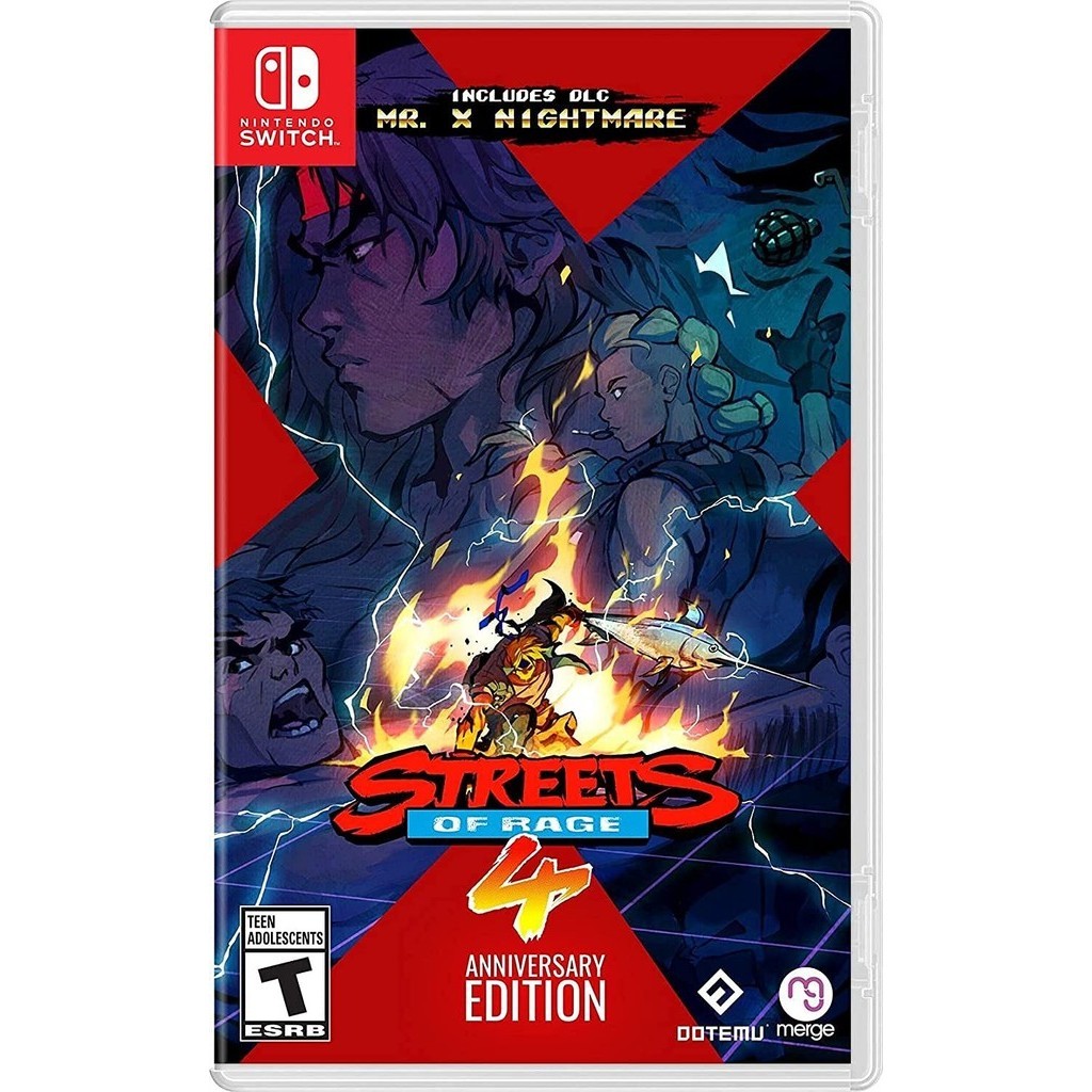 Streets of Rage 4 Anniversary Edition Switch Midia Fisica em Oferta na Shopee