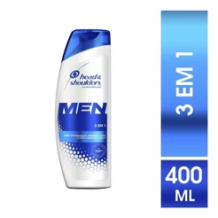 Shampoo Head & Shoulders Men 3 em 1 400ml