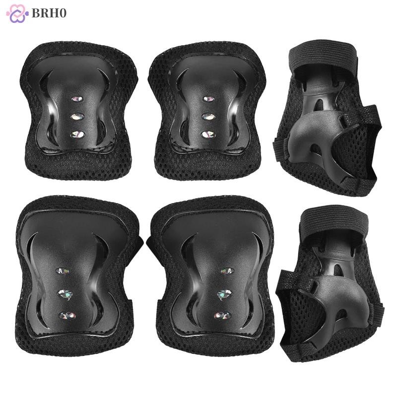 Joelheira Cotovelos Protetores De Conjunto De Engrenagens Protetoras Para Bicicletas De Ciclismo Skate Em Linha Patins Scooter Riding Sports