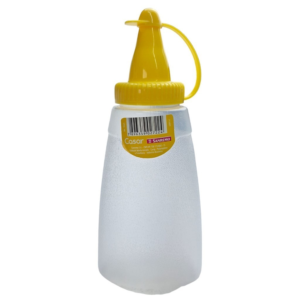 BISNAGA MOSTARDA DE PLASTICO 210ML BISNAGA AMARELA 210ML