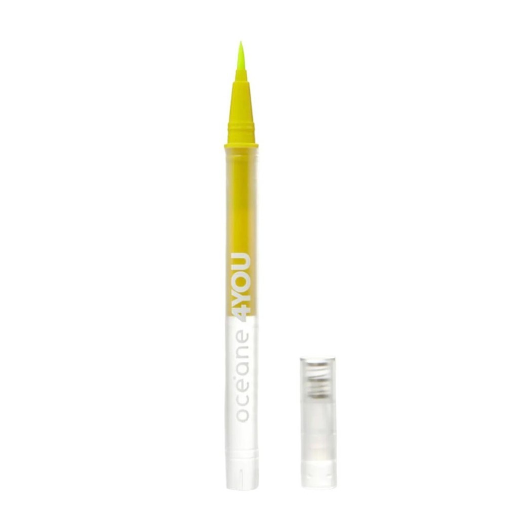 AP2001181CR166F - Caneta Delineadora Amarela Océane Flash Color Pen Neon Yellow 1,2ml – Traço Intenso e Preciso