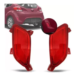 Refletor Parachoque Veloster 2012 2013 2014 2015 Depo