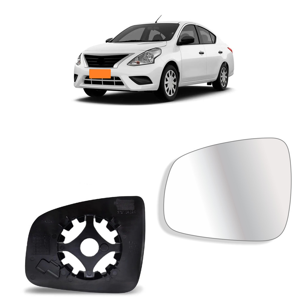Lente Espelho Do Retrovisor C/ Base Direito Versa 2017 2018 2019 2020...