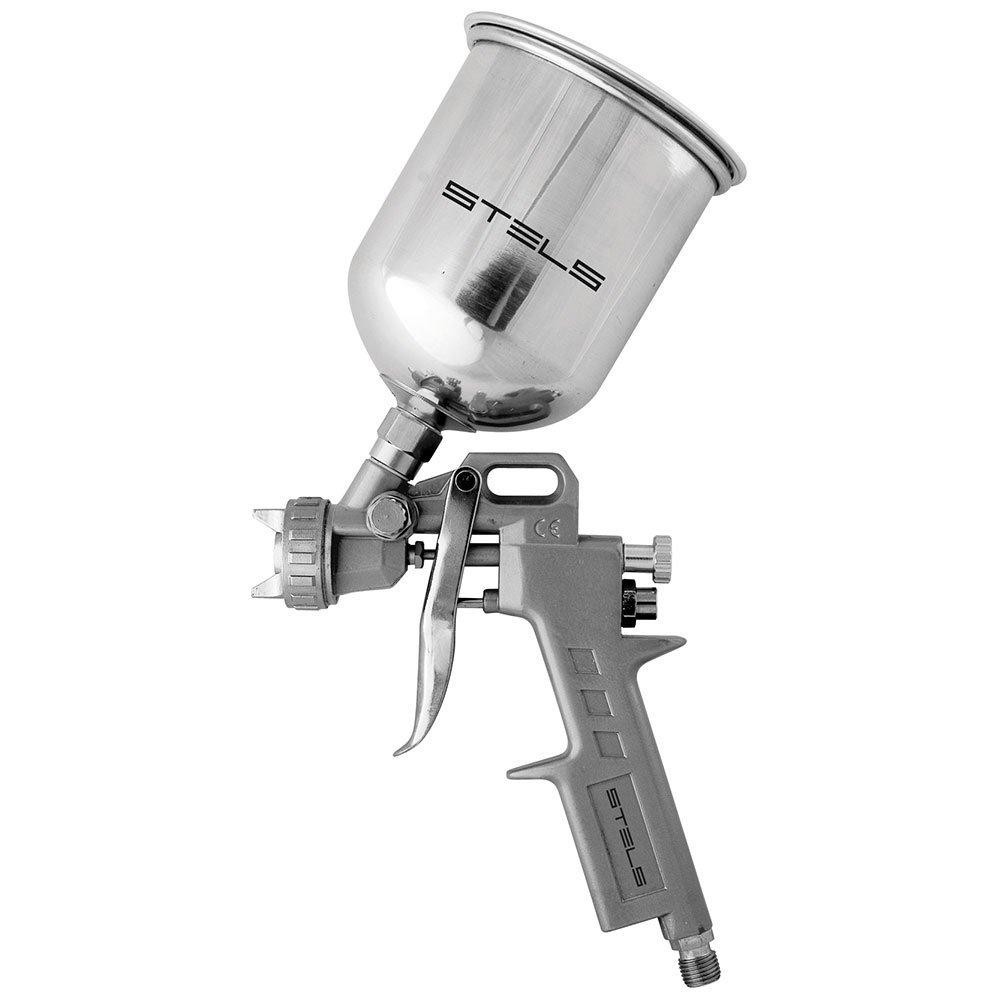 Pistola Pintura Gravitacional com Tanque Alto 1000ml - STELS em Oferta na Shopee