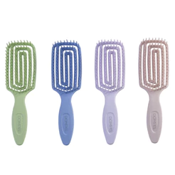 Escova De Cabelo Flexível Inca Anti-Frizz Mega Hair Profissional Cores Dompel