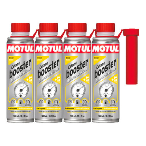 KIT MOTUL CETANE BOOSTER DIESEL 300ML 4 UNIDADES